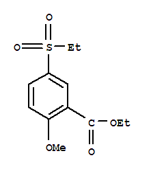 Benzoic acid,5-(ethylsulfonyl)-2-methoxy-, ethyl ester(94108-78-8)