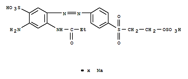 94158-86-8,4-(propionylamino)-5-[[4-[[2-(sulphooxy)ethyl]sulphonyl]phenyl]azo]anthranilic acid, sodium salt,4-(propionylamino)-5-[[4-[[2-(sulphooxy)ethyl]sulphonyl]phenyl]azo]anthranilic acid, sodium salt