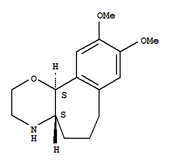Benzo[6,7]cyclohept[1,2-b]-1,4-oxazine,2,3,4,4a,5,6,7,11b-octahydro-9,10-dimethoxy-, trans- (9CI)