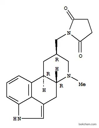 Molecular Structure of 105579-49-5 (1-{[(8beta,10xi)-6-methylergolin-8-yl]methyl}pyrrolidine-2,5-dione)
