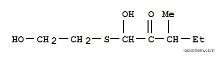 Molecular Structure of 107447-20-1 (1-hydroxy-1-[(2-hydroxyethyl)sulfanyl]-3-methylpentan-2-one)