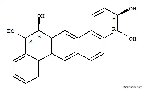 Molecular Structure of 112500-94-4 (Dibenz[a,h]anthracene-3,4,12,13-tetrol,3,4,12,13-tetrahydro-, (3a,4b,12b,13a)- (9CI))