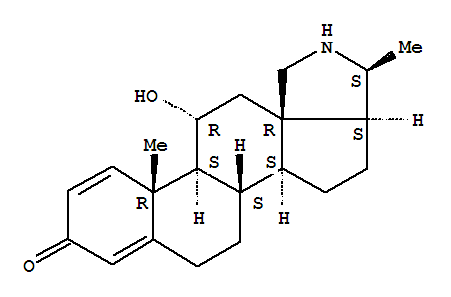 114687-91-1,23-Norcona-1,4-dienin-3-one,11-hydroxy-, (11a)-(9CI),9H-Naphth[2',1':4,5]indeno[1,7a-c]pyrrole,23-norcona-1,4-dienin-3-one deriv.; (-)-Regholarrhenine B; Regholarrhenine B