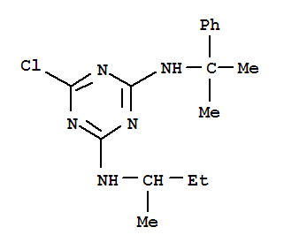 116145-96-1,1,3,5-Triazine-2,4-diamine,6-chloro-N2-(1-methyl-1-phenylethyl)-N4-(1-methylpropyl)-,1,3,5-Triazine-2,4-diamine,6-chloro-N-(1-methyl-1-phenylethyl)-N'-(1-methylpropyl)- (9CI)