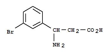 Molecular Structure of 117391-50-1 (Benzenepropanoic acid, b-amino-3-bromo-)