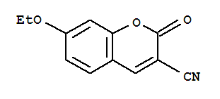 Molecular Structure of 117620-77-6 (2H-1-Benzopyran-3-carbonitrile,7-ethoxy-2-oxo-)