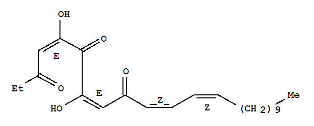 4,7,10,12-Tricosatetraene-3,6,9-trione,5,7-dihydroxy-, (4E,7E,10Z,12Z)-