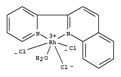 Rhodium,aquatrichloro[2-(2-pyridinyl-kN)quinoline-kN]-