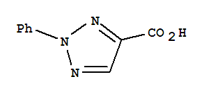 Molecular Structure of 13306-99-5 (2-Phenyl-1,2,3-triazole-4-carboxylic acid)