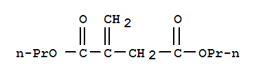 Molecular Structure of 13401-95-1 (Butanedioic acid,2-methylene-, 1,4-dipropyl ester)