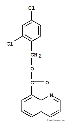 Molecular Structure of 134959-57-2 (2,4-dichlorobenzyl quinoline-8-carboxylate)