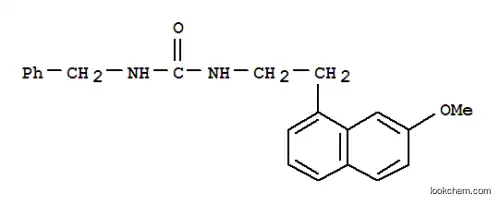 Urea, N-(2-(7-methoxy-1-naphthalenyl)ethyl)-N'-(phenylmethyl)-