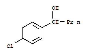 Molecular Structure of 13856-86-5 (Benzenemethanol,4-chloro-a-propyl-)