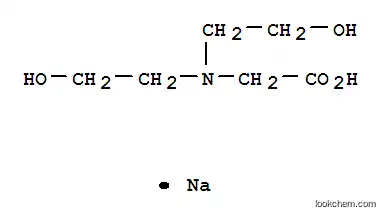 Molecular Structure of 139-41-3 (N,N-BIS(2-HYDROXYETHYL)GLYCINE SODIUM SALT)