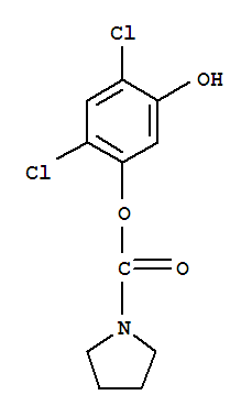 1-Pyrrolidinecarboxylicacid, 2,4-dichloro-5-hydroxyphenyl ester