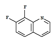 Molecular Structure of 145241-76-5 (Quinoline,7,8-difluoro-)