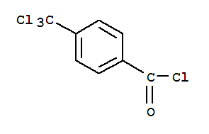 Molecular Structure of 14815-86-2 (Benzoyl chloride,4-(trichloromethyl)-)
