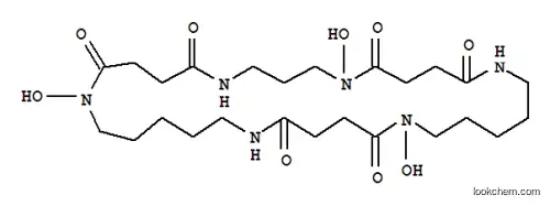Molecular Structure of 149471-24-9 (1,5,10,16,21,27-Hexaazacyclohentriacontane-6,9,17,20,28,31-hexone,1,10,21-trihydroxy-)