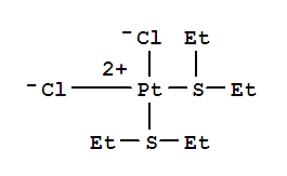 Molecular Structure of 15337-84-5 (Platinum,dichlorobis[1,1'-thiobis[ethane]]-, (SP-4-1)-)