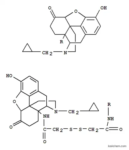 Molecular Structure of 155270-53-4 (14,14'-(dithiobis((2-oxo-2,1-ethanediyl)imino))bis(7,8-dihydro-N-(cyclopropylmethyl)normorphinone))