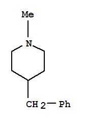 Molecular Structure of 1557-31-9 (Piperidine,1-methyl-4-(phenylmethyl)-)