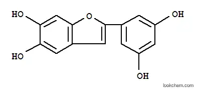 Molecular Structure of 156098-99-6 (5,6-Benzofurandiol,2-(3,5-dihydroxyphenyl)-)