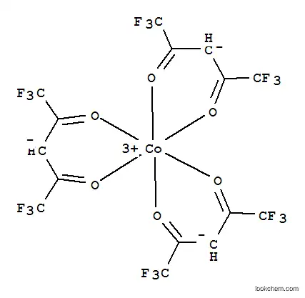 Molecular Structure of 16702-37-7 (Tris-(1,1,1,5,5,5-hexafluoro-2,4-pentanedionato-O,O'')-cobalt)