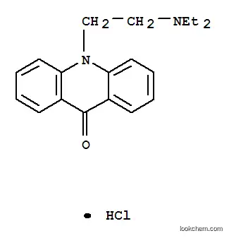 Molecular Structure of 16809-41-9 (10-[2-(diethylamino)ethyl]acridin-9(10H)-one)