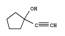 Molecular Structure of 17356-19-3 (Cyclopentanol,1-ethynyl-)