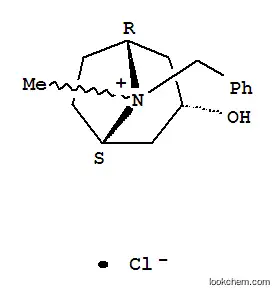 Molecular Structure of 17812-44-1 (8-benzyl-3-hydroxy-8-methyl-8-azoniabicyclo[3.2.1]octane)