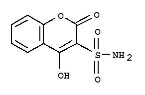Molecular Structure of 18633-88-0 (2H-1-Benzopyran-3-sulfonamide,4-hydroxy-2-oxo-)