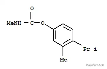 Molecular Structure of 18659-24-0 (2-methyl-4-(propan-2-yl)phenyl methylcarbamate)