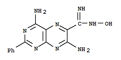 6-Pteridinecarboximidamide,4,7-diamino-N-hydroxy-2-phenyl- cas  19148-35-7
