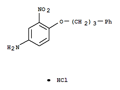 19160-05-5,3-nitro-4-(3-phenylpropoxy)aniline,Aniline,3-nitro-4-(3-phenylpropoxy)-, monohydrochloride (8CI); NSC 211681