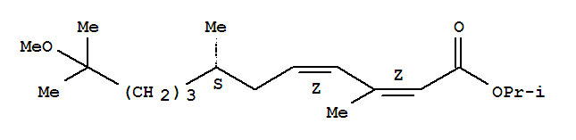2,4-Dodecadienoic acid,11-methoxy-3,7,11-trimethyl-, 1-methylethyl ester, (2Z,4Z,7S)-