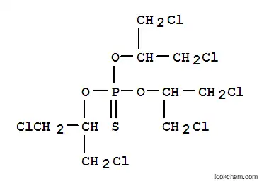 Molecular Structure of 29081-63-8 (Thiophosphoric acid O,O,O-tris[2-chloro-1-(chloromethyl)ethyl] ester)