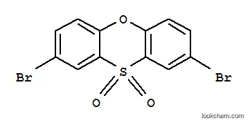 Molecular Structure of 31401-52-2 (Phenoxathiin,2,8-dibromo-, 10,10-dioxide)