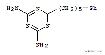 Molecular Structure of 3275-46-5 (6-(5-phenylpentyl)-1,3,5-triazine-2,4-diamine)