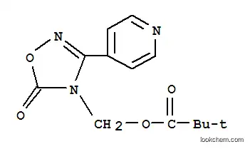 Molecular Structure of 345631-74-5 ([5-oxo-3-(pyridin-4-yl)-1,2,4-oxadiazol-4(5H)-yl]methyl 2,2-dimethylpropanoate)