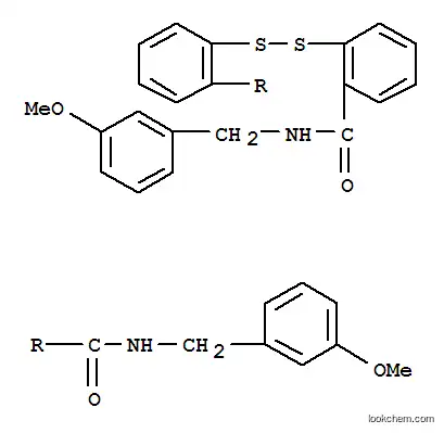 Molecular Structure of 37798-74-6 (Benzamide,2,2'-dithiobis[N-[(3-methoxyphenyl)methyl]- (9CI))