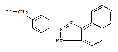 38666-27-2,3H-Naphtho[1,2-d]triazolium,2-[4-(hydroxymethyl)phenyl]-, inner salt (9CI),Spiro[3H-naphtho[1,2-d]triazole-2,2'-[3]oxa[2]azabicyclo[3.2.2]nona-5',7',8'-triene]