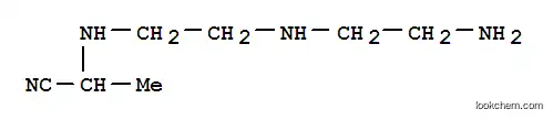 Molecular Structure of 41240-18-0 (2-[[2-[(2-aminoethyl)amino]ethyl]amino]propiononitrile)