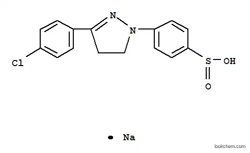 Molecular Structure of 43037-46-3 (sodium p-[3-(p-chlorophenyl)-4,5-dihydro-1H-pyrazol-1-yl]benzenesulphinate)