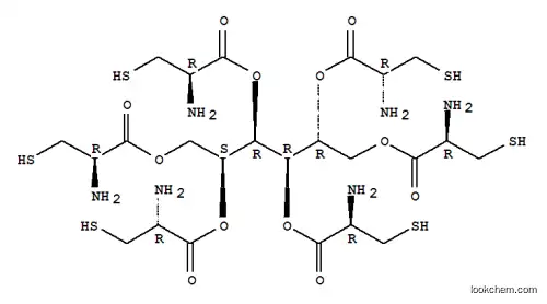 Molecular Structure of 444618-64-8 (L-Cysteine, hexaesterwith D-glucitol)