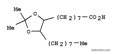 Molecular Structure of 4753-24-6 (8-(2,2-dimethyl-5-octyl-1,3-dioxolan-4-yl)octanoic acid)