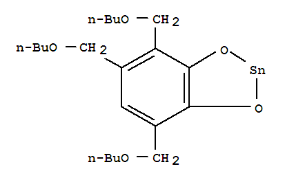 1,3,2-Benzodioxastannol-2-ylidene,4,5,7-tris(butoxymethyl)- (9CI)