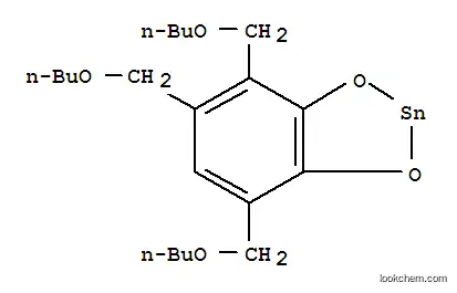 1,3,2-Benzodioxastannol-2-ylidene,4,5,7-tris(butoxymethyl)- (9CI)
