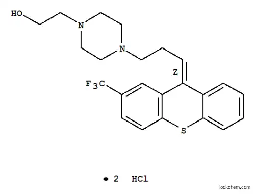 Molecular Structure of 51529-01-2 (Flupenthixol dihydrochloride)