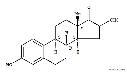 Molecular Structure of 5173-30-8 (Estra-1,3,5(10)-triene-16-carboxaldehyde,3-hydroxy-17-oxo- (7CI,8CI,9CI))