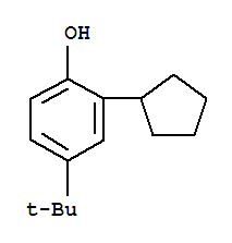 Phenol,2-cyclopentyl-4-(1,1-dimethylethyl)-